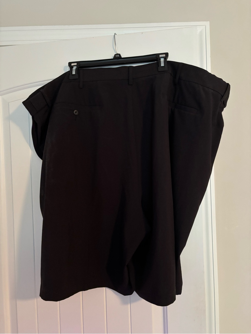 GRAND SLAM PERFORMANCE MENS’S BLACK GOLF SHORTS 56” TALL